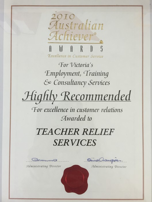 Teacher Relief Services Pic 1