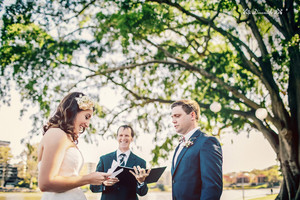 Brisbane Celebrants Jamie Eastgate Pic 4 - Brisbane City Celebrants Jamie Eastagte performing an elegant wedding at Old Government House