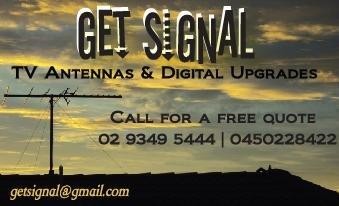 Get Signal Pic 1 - TV ANTENNA SERVICE SURRY HILLS WATERLOO CENTENNIAL PARK MOORE PARK PADDINGTON QUEENS PARK BELLEVUE HILL