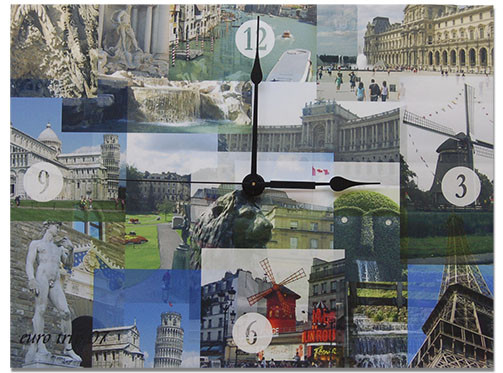 Feature Clocks Pic 2 - collage design clock