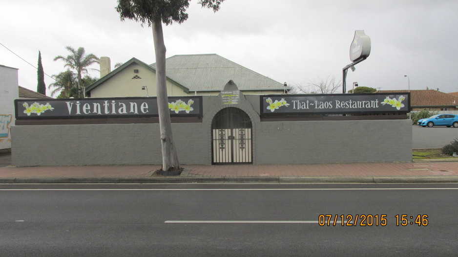 Vientiane Thai - Laos Restaurant Pic 1 - car park at the back opposite food land garden area family friendly