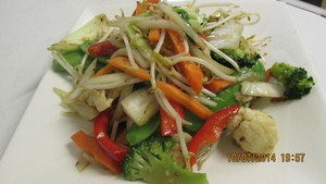 Vientiane Thai - Laos Restaurant Pic 5 - stirfry vegetables fresh fresh fresh