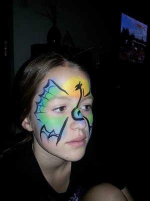 Embellish Face Painting and Hair Craft Pic 3 - Dragon