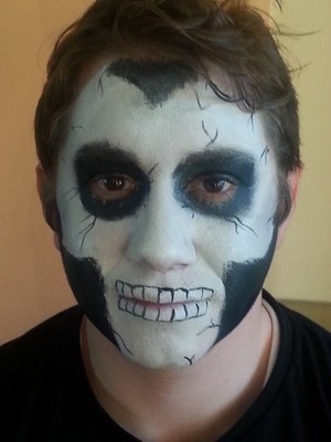 Embellish Face Painting and Hair Craft Pic 4 - Skull