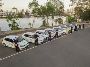 Tech Help Direct Pic 2 - Our amazing team with their cars