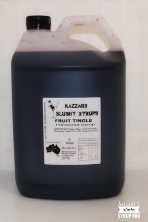 Kazzar's Slushie Syrups Pic 5 - Fruit Tingle Slushy Syrup Mix