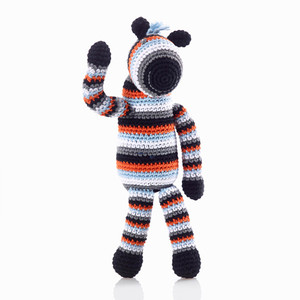 Kids Toys to You Pic 5 - Pebble Zebra Rattle at Kids Toys to You