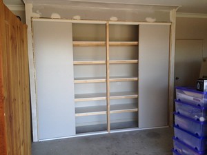 Chappy's Handyman Service Pic 3 - Melamine Shelving Installed