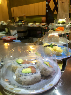 Sushi Train Pic 2 - Dinner is served