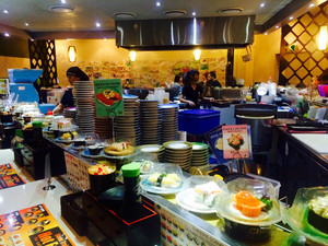 Sushi Train Pic 3 - Inside store at Christine Corner