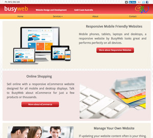 BusyWeb Pic 2 - Desktop Mobile Friendly Websites Shopping Carts CMS