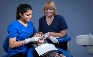 Sunrise Dental Surgery Pic 2 - Dr Asha child dentistry expert in action