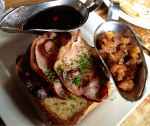 The Hahndorf Inn Hotel Pic 4 - German Style French Toast sauted apples cinnamon served w bacon syrup