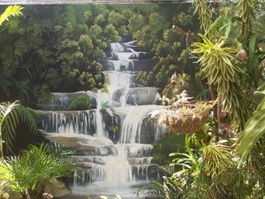 Wild Wisdom Art & Murals Pic 2 - waterfall mural