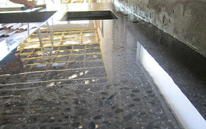 All Polished Concrete Grinding Pic 2 - polished beanch top