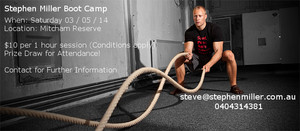 Stephen Miller Personal Training Pic 2 - Boot Camp starting soon