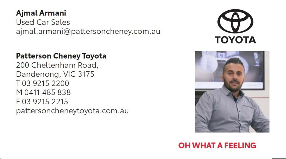 Working with Patterson Cheney Toyota at the moment Pic 1