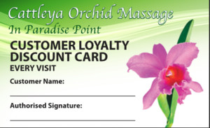 Cattleya Orchid Massage Pic 4 - Loyalty Card