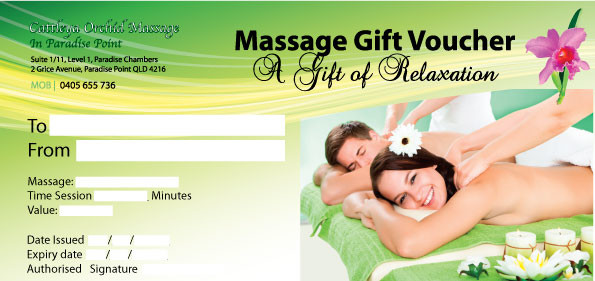 Cattleya Orchid Massage Pic 1 - Gift voucher