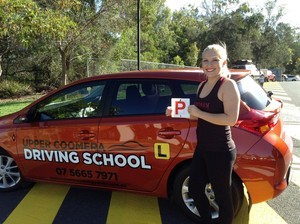 Bec's Upper Coomera Driving School Pic 3 - Another happy customer