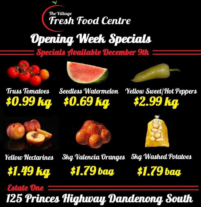 The Village Fresh Food Centre Pic 1 - Opening week specials