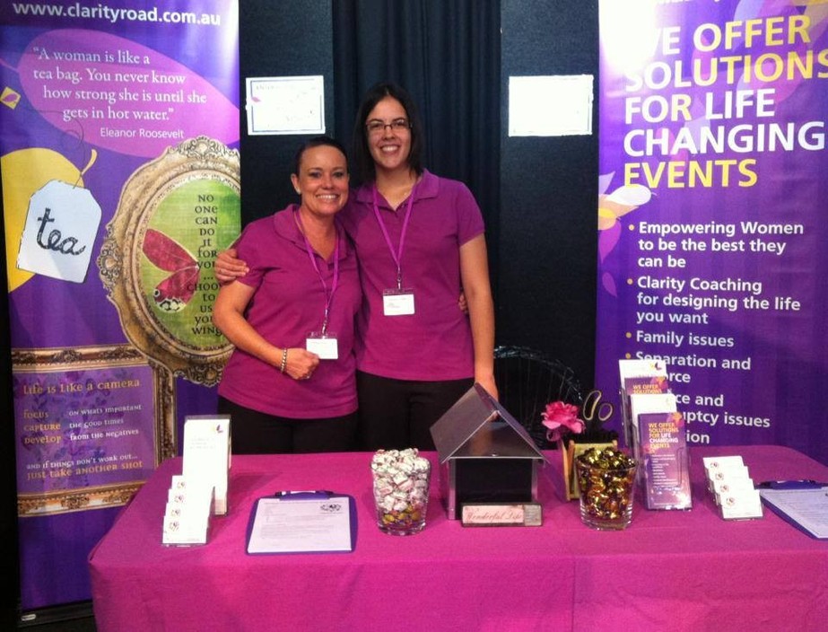 Clarity Road Pic 1 - Jess and Julie at the Redlands Womens Expo