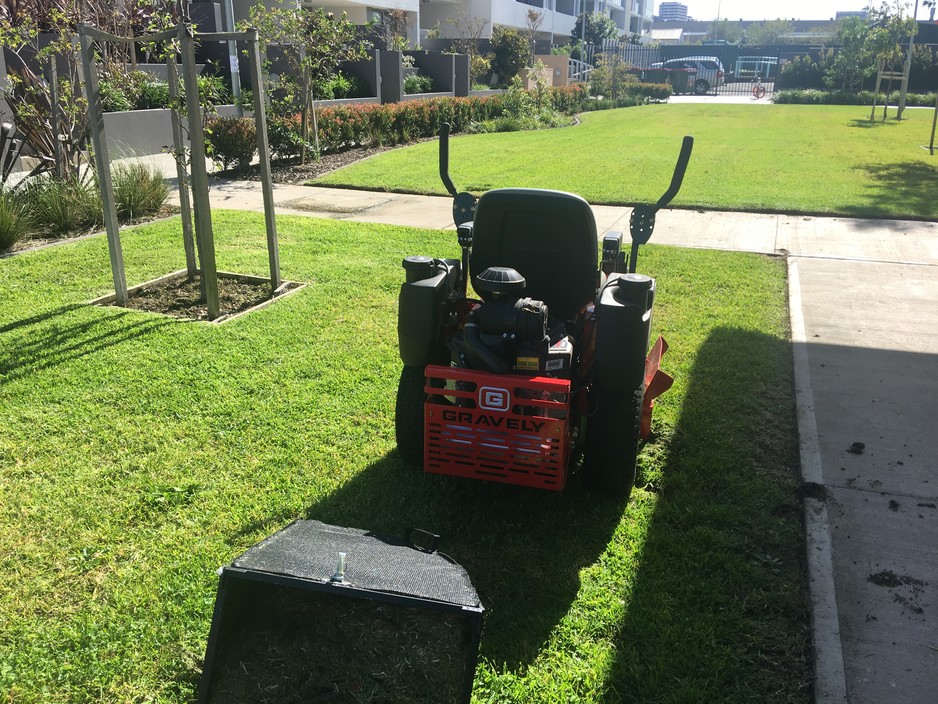 CSS Garden Services Pic 1 - Top of the line commercial ride on mower