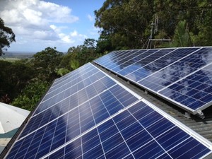 Hay Solar Pic 4 - Solar panel on flat roof