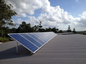 Hay Solar Pic 3 - Solar panels on tilt