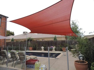 Selbys Canvas and Shade Pic 5 - Back Yard Pool Shade Sail