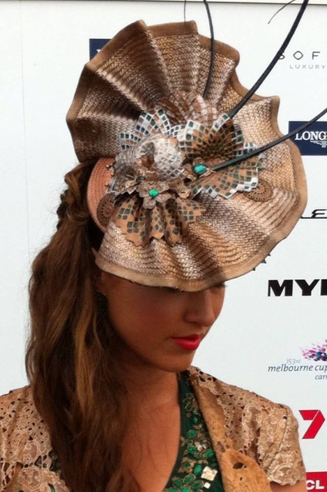 CAILIN ALAINN Bespoke Headwear & Accessories Pic 1 - 2013 Millinery Award entry at MYER Fashions on the Field Cailin Alainn