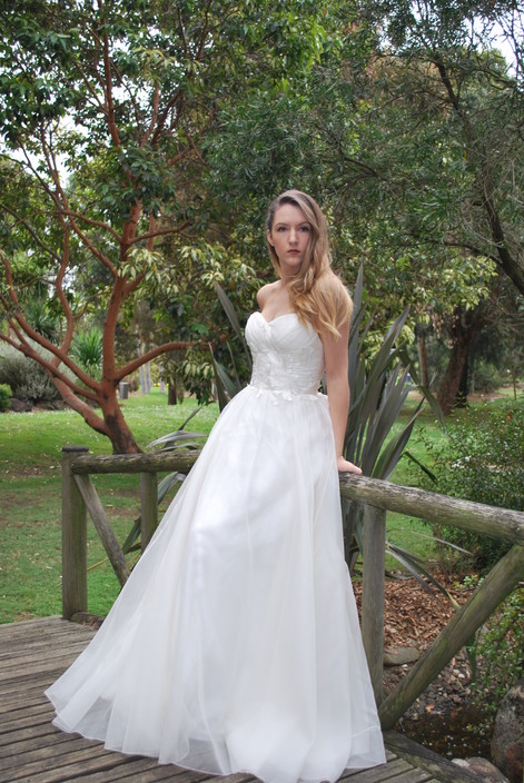 Barbara Urbanski Bridal Pic 1 - silk princess style gown