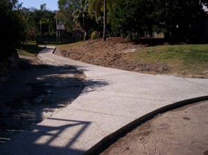 Ross Crawley Concreting Pic 2 - exposed aggregate driveway