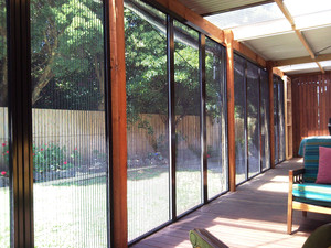 Flydoor Flyscreens Pic 5 - Covering large patio areas