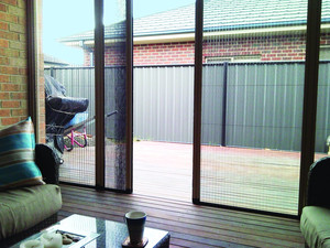 Flydoor Flyscreens Pic 4 - Pleated style Flyscreen doors