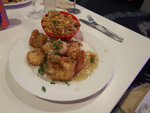 Tempt Fine Foods Pic 2 - Honey King Prawns with fried rice