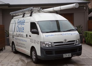 Female Choice Plumbing Pic 4 - Female Choice Plumbing Van