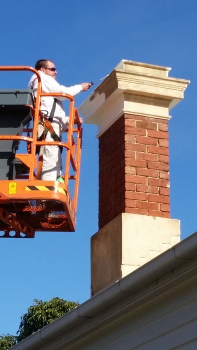 Paintmore Painting Pic 2 - painting the safe way with a cherry picker