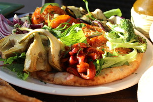 Flying Saucer Vegan Pizza Pic 2