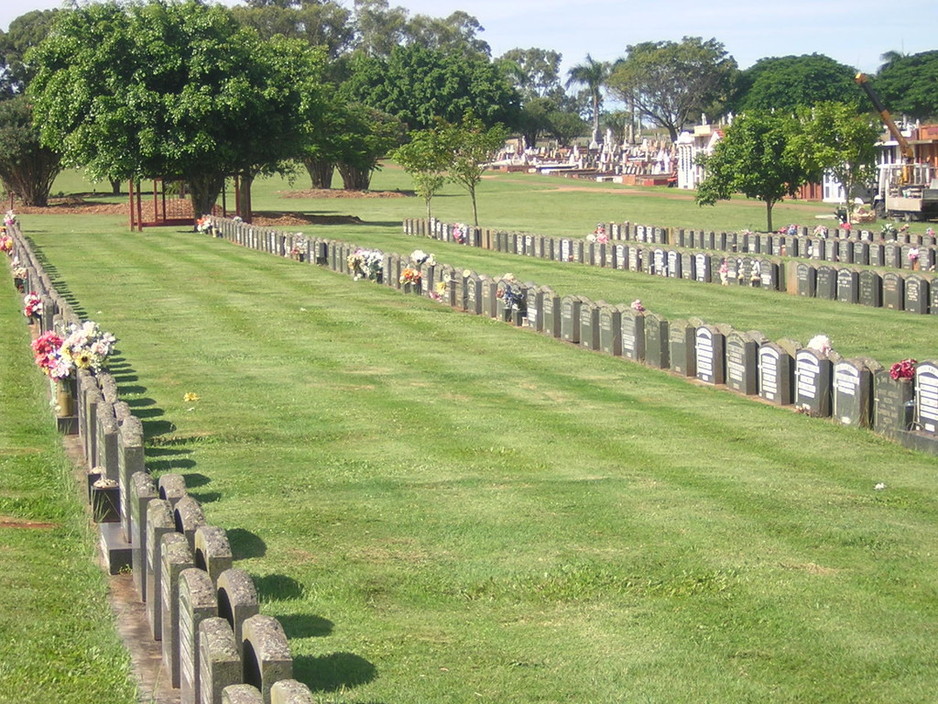 Nudgee Cemetery Pic 1 - Original Lawn Section