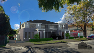 NM3D Design and Visualisation Pic 5 - Photomontage Town Houses