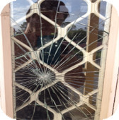 Ray Castle Glass Pic 5 - BROKEN DOOR