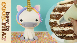 Make your own Cakes, Cake Pops, Cup Cakes Pic 2 - unicorn cake tutorial