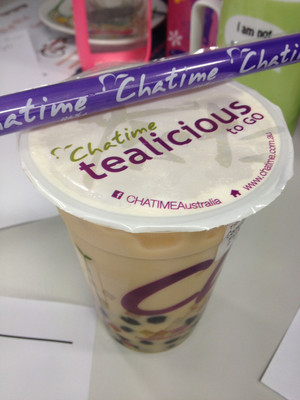 Chatime Pic 4 - Roasted coconut with jelly and pearls