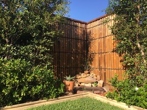 Sydney Bamboo Fencing Pic 2 - Corner Feature