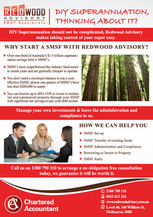 REDWOOD ADVISORY Pic 3 - Redwood Advisory SMSF Flyer