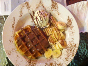 The Waffle King Pic 5 - Banana waffle