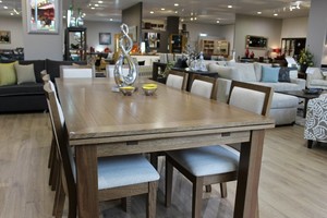 Timber Chairs Plus Pic 2 - Oak Extension Dining Table With Newton Dining Chairs