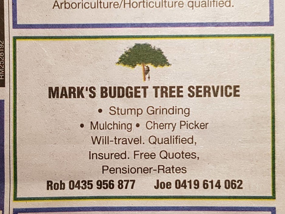 Mark's Budget Tree Service Pic 1