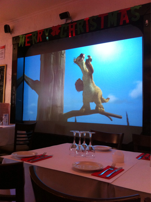 Marcellina Pizza Bar & Restaurant Pic 1 - Big screen entertainment